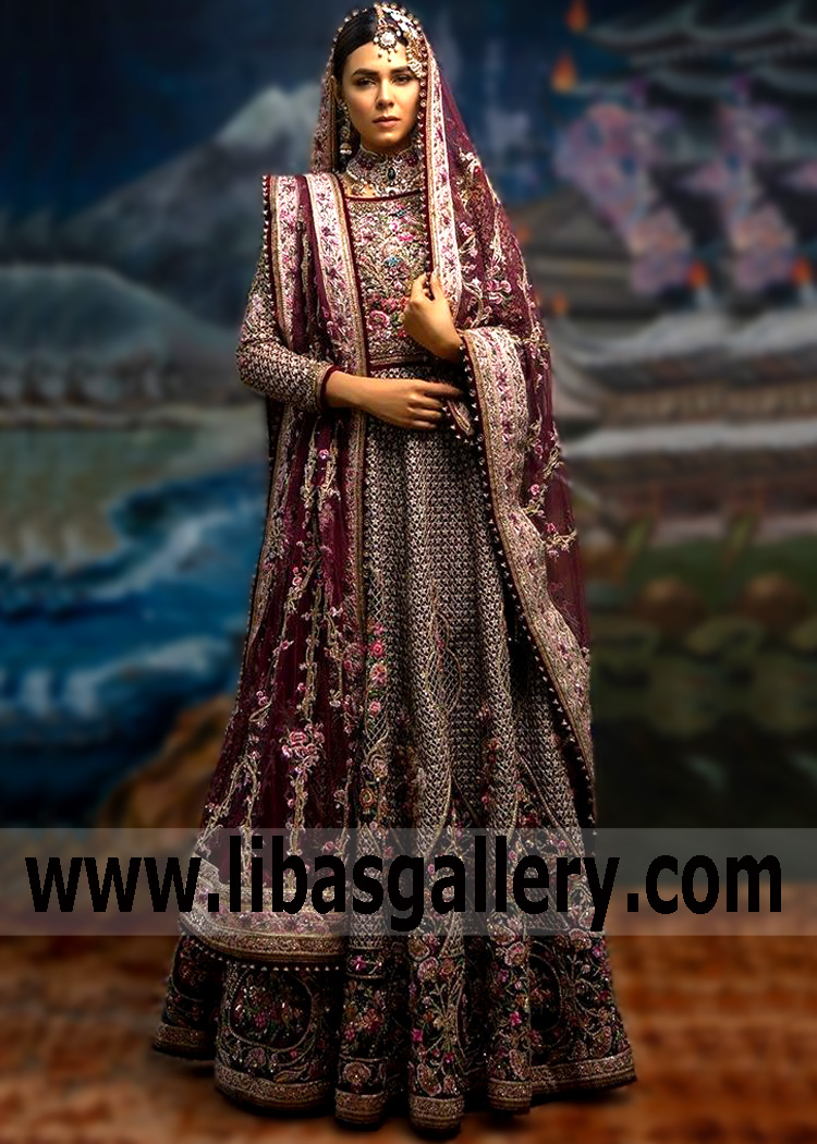 Rosewood Allium Anarkali